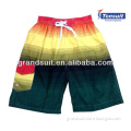 New attractive colors 100% polyester waterproof board shorts, beach clothing 100% polyester fabric sublimated men's board short